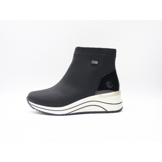 Botín RIEKER DOT73 negro