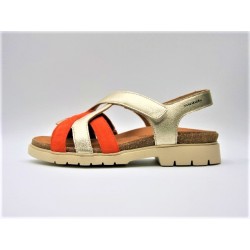 Sandalia MEPHISTO MOBILS SWAY naranja